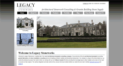 Desktop Screenshot of legacystoneworks.com